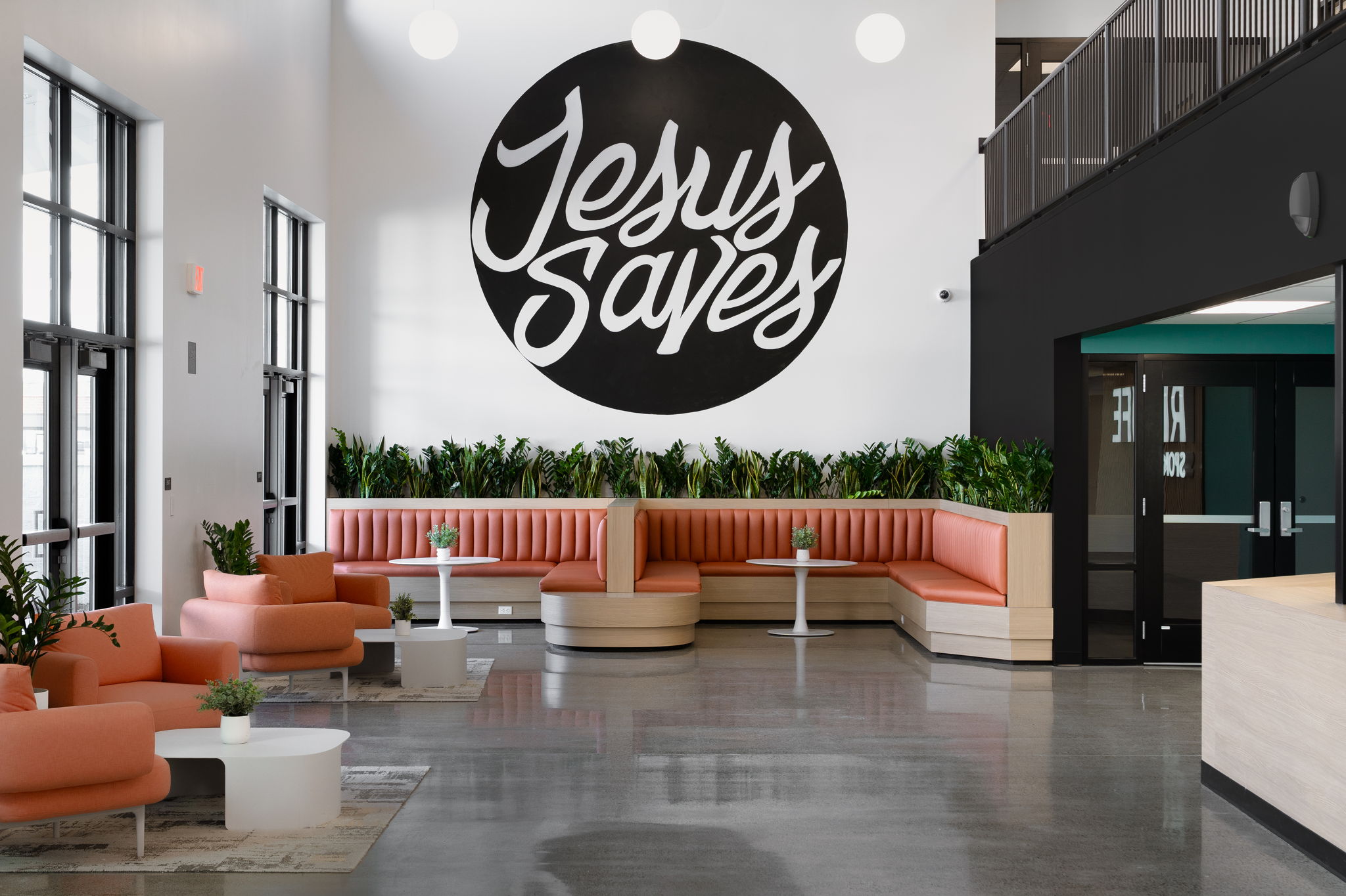 Real-Life North entry lounge