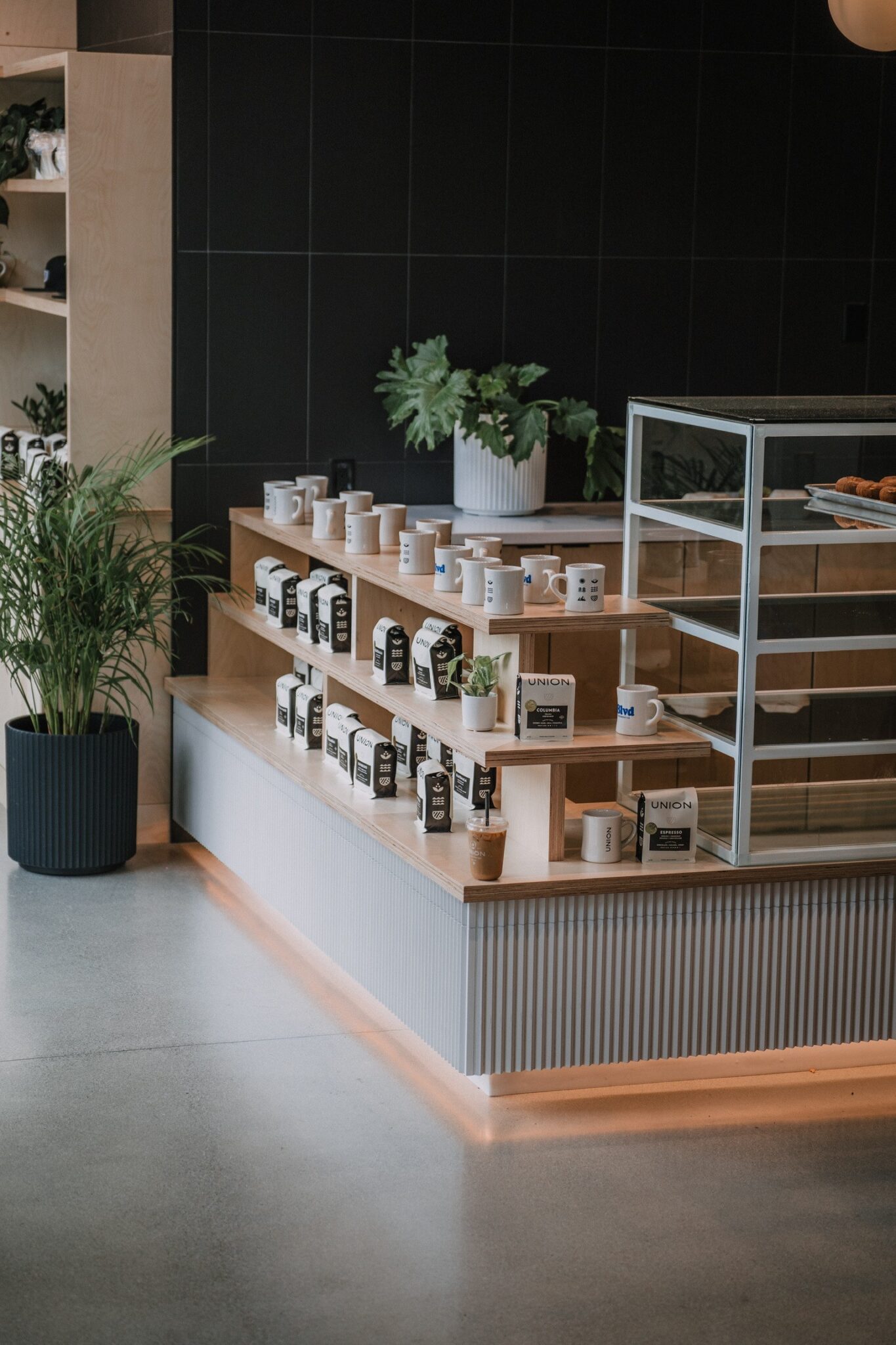 Union Coffee food display