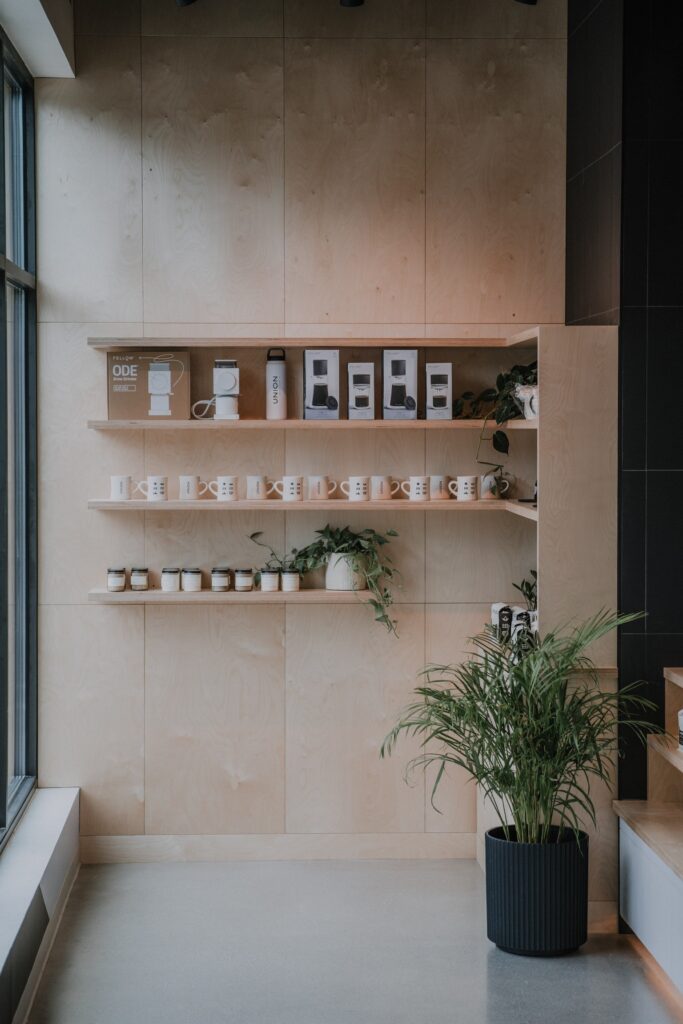 Union Coffee retail display