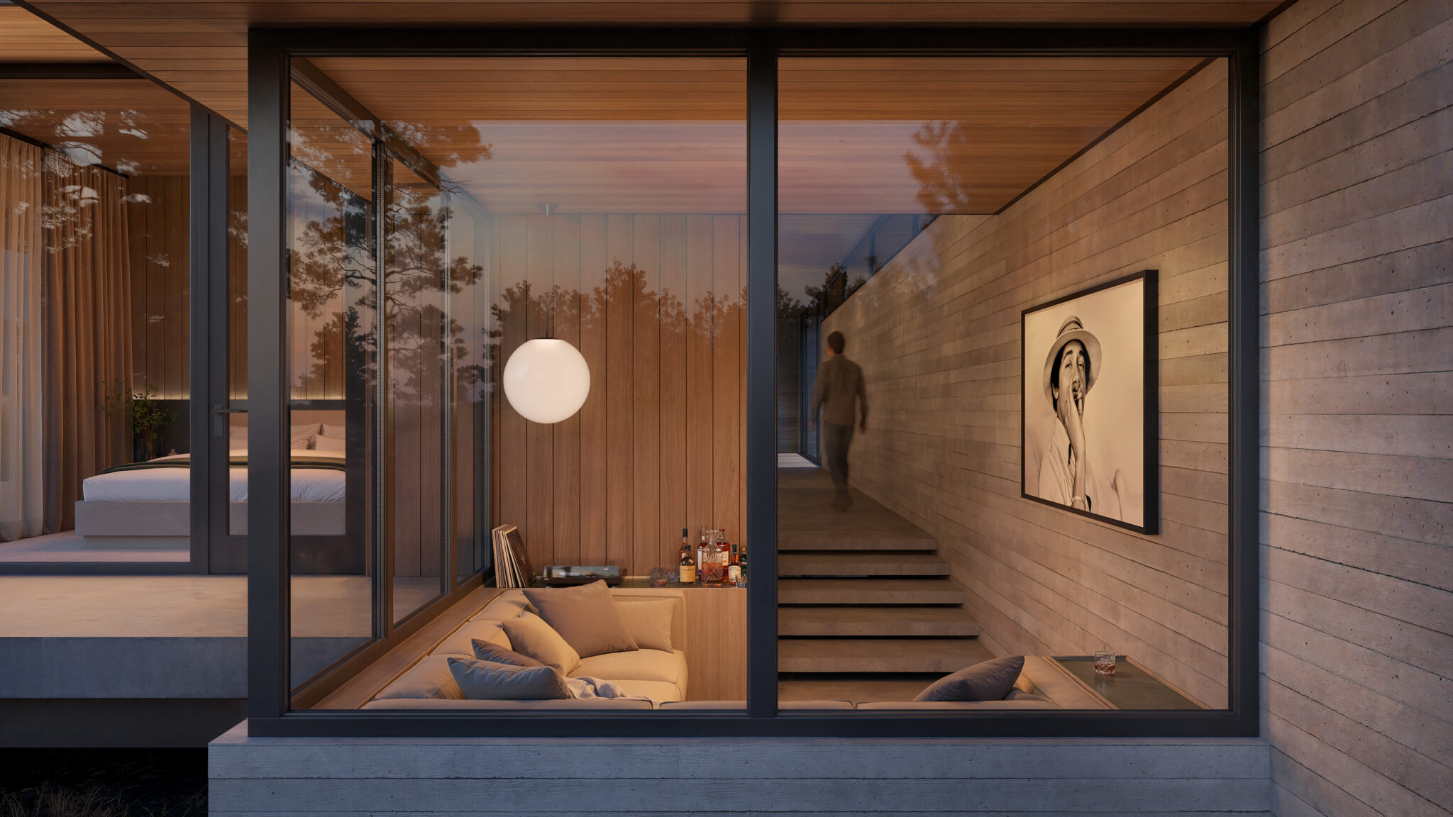 Three Sisters Residence living room view