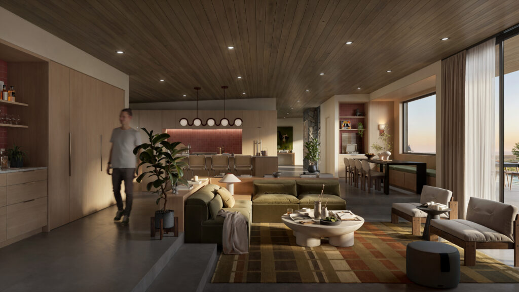 New Mexico Mid-century living room