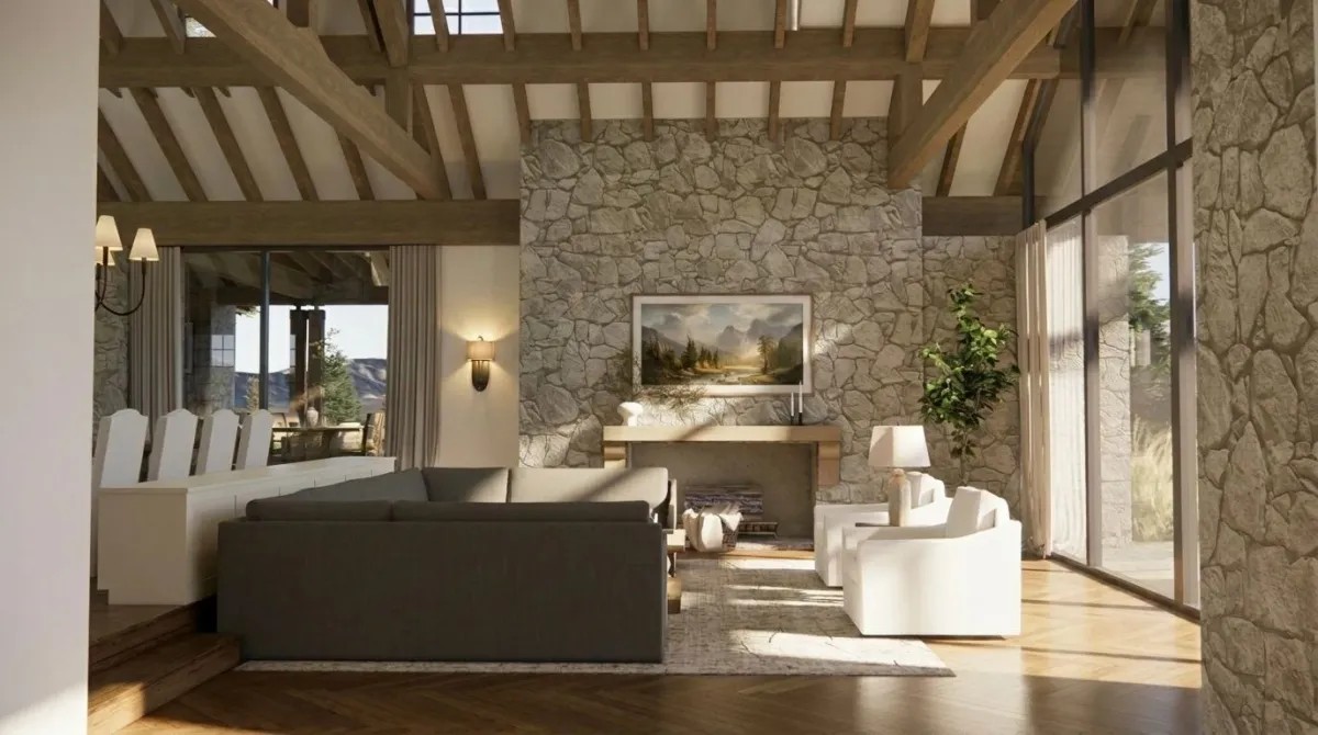 Timber Estate living room